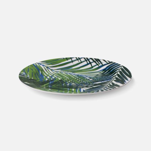 Blue Pheasant Kinsey Palm Leaf Dinnerware - Lavender Fields