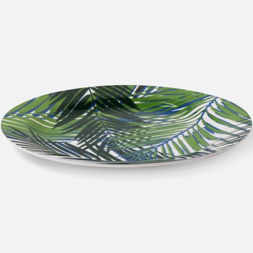 Blue Pheasant Kinsey Palm Leaf Dinnerware - Lavender Fields