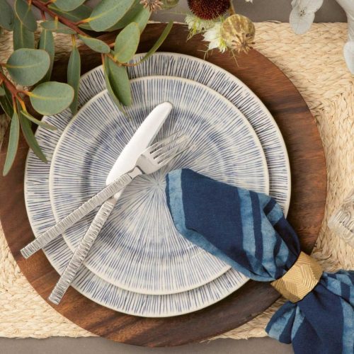 blue pheasant nolan navycream dinnerware 1