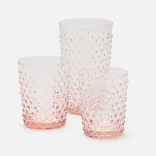 blue pheasant sofia soft pink glassware 2