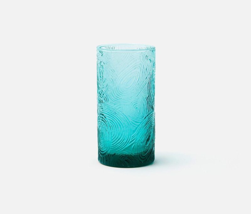 Blue Pheasant Alyse Aqua Glassware