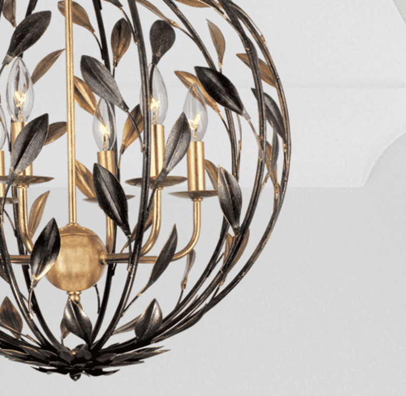 broche 6 light sphere chandelier 4