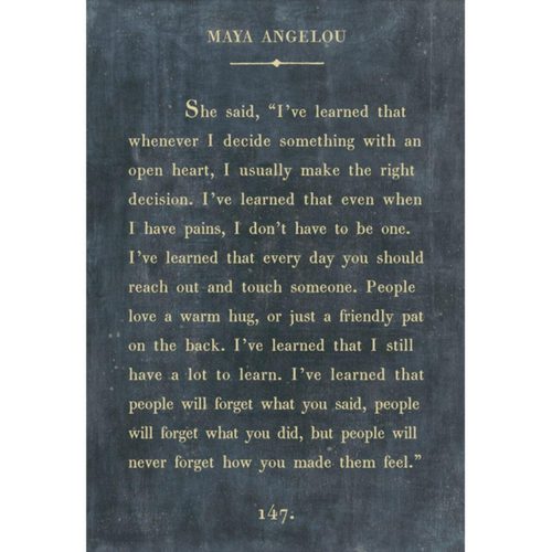 Sugarboo Designs Maya Angelou Book Collection Sign (Gallery Wrap)