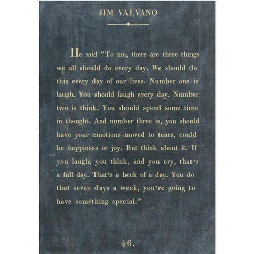 Sugarboo Designs Jim Valvano Book Collection Sign (Gallery Wrap)