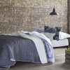 Designers Guild Chenevard Chalk & Graphite Silk Quilt