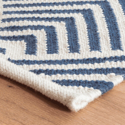 Dash & Albert Cleo Navy Indoor/Outdoor Rug