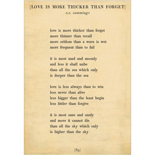 Sugarboo Designs Love is More Thicker - Poetry Collection Sign (Gallery Wrap)