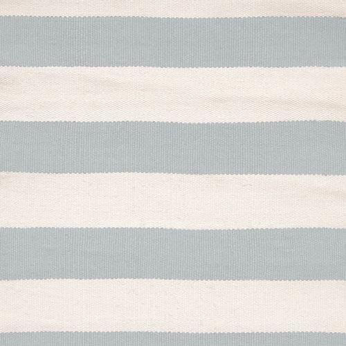 Dash & Albert Catamaran Stripe Light Blue/Ivory Indoor/Outdoor Rug