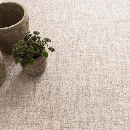 Dash & Albert Crosshatch Ivory Micro Hooked Wool Rug