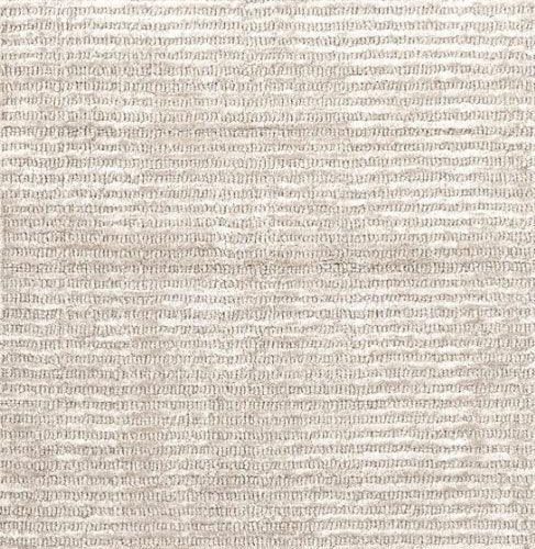 Dash & Albert Cut Stripe Ivory Hand Knotted Rug