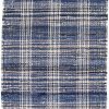 Dash & Albert Denim Plaid Woven Cotton Rug