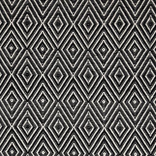 Dash & Albert Diamond Black/Ivory Indoor/Outdoor Rug