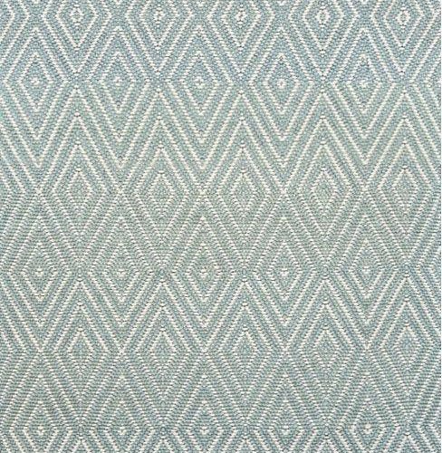 Dash & Albert Diamond Light Blue/Ivory Indoor/Outdoor Rug