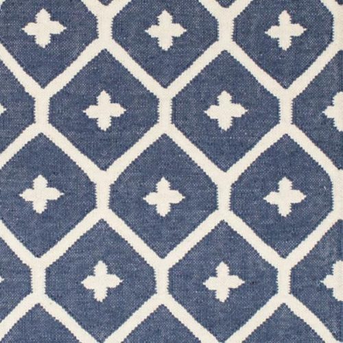 Dash & Albert Elizabeth Navy Indoor/Outdoor Rug