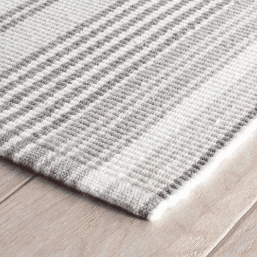 dash and albert gradation ticking indooroutdoor rug 2