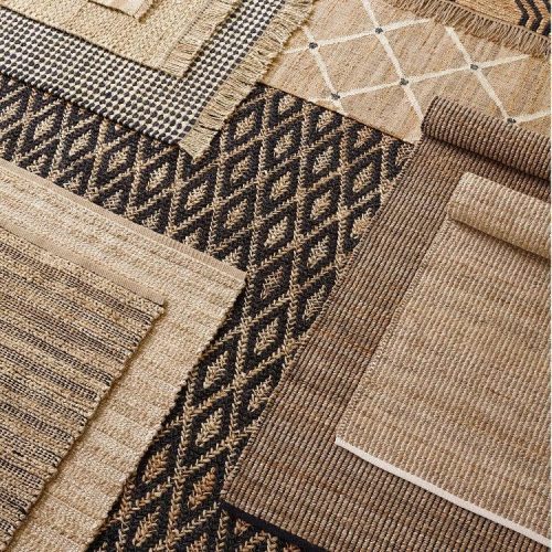 dash and albert gridwork black woven jute rug 2