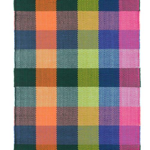 Dash & Albert Happy Plaid Multi Indoor/Outdoor Rug - Lavender & Company