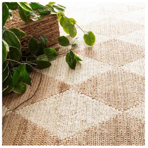 Dash & Albert Harwich Natural Woven Jute Rug - Lavender Fields