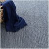 Dash & Albert Honeycomb Indigo/Grey Woven Wool Rug - Lavender & Company