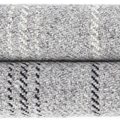 dash and albert melange stripe greyivory indooroutdoor rug 2