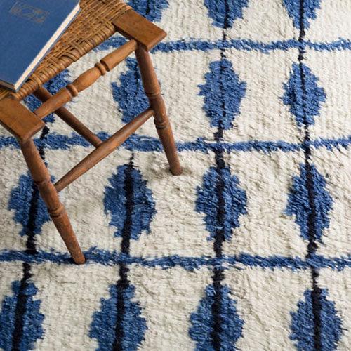 Dash & Albert Noma Indigo Woven Wool Rug