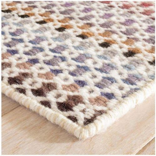 Dash & Albert Poppy Multi Woven Wool Rug - Lavender & Company