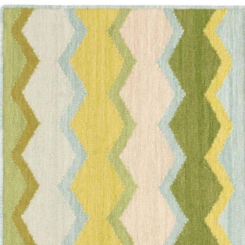 dash and albert safety net green woven wool rug 5 1