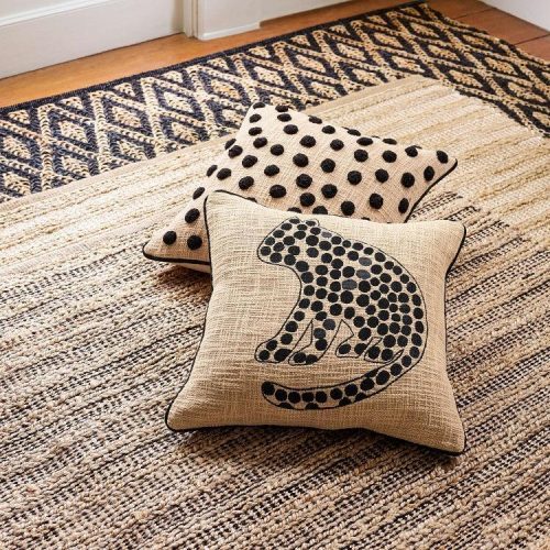 dash and albert simba black woven jute rug 4