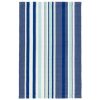 Dash & Albert Skyler Stripe Indoor/Outdoor Rug - Lavender Fields