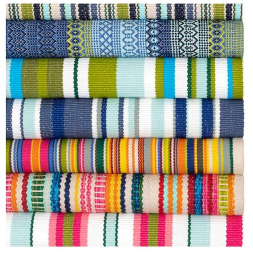 dash and albert skyler stripe indooroutdoor rug 2