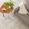 Dash & Albert Temple Taupe Wool Micro Hooked Rug