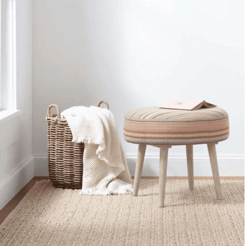 Dash & Albert Veranda Natural Indoor/Outdoor Rug - Lavender Fields