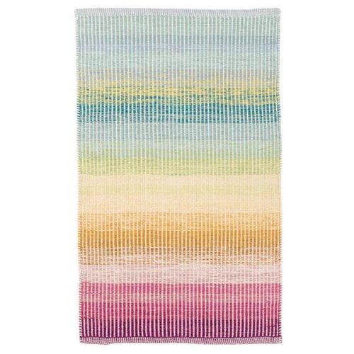 dash and albert watercolor horizon woven cotton rug 2