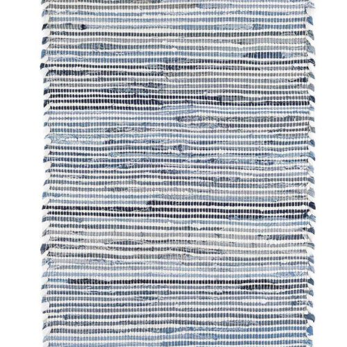 Dash & Albert Denim Rag Ribbed Woven Cotton Rug