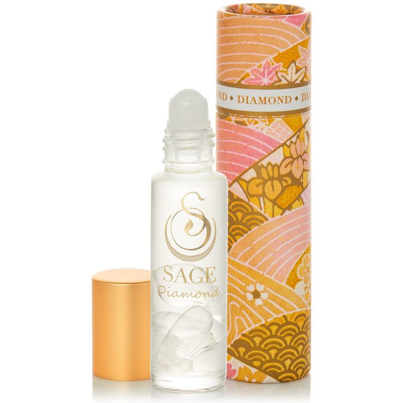 diamond 14 oz gemstone perfume oil concentrate roll on by sage 535335