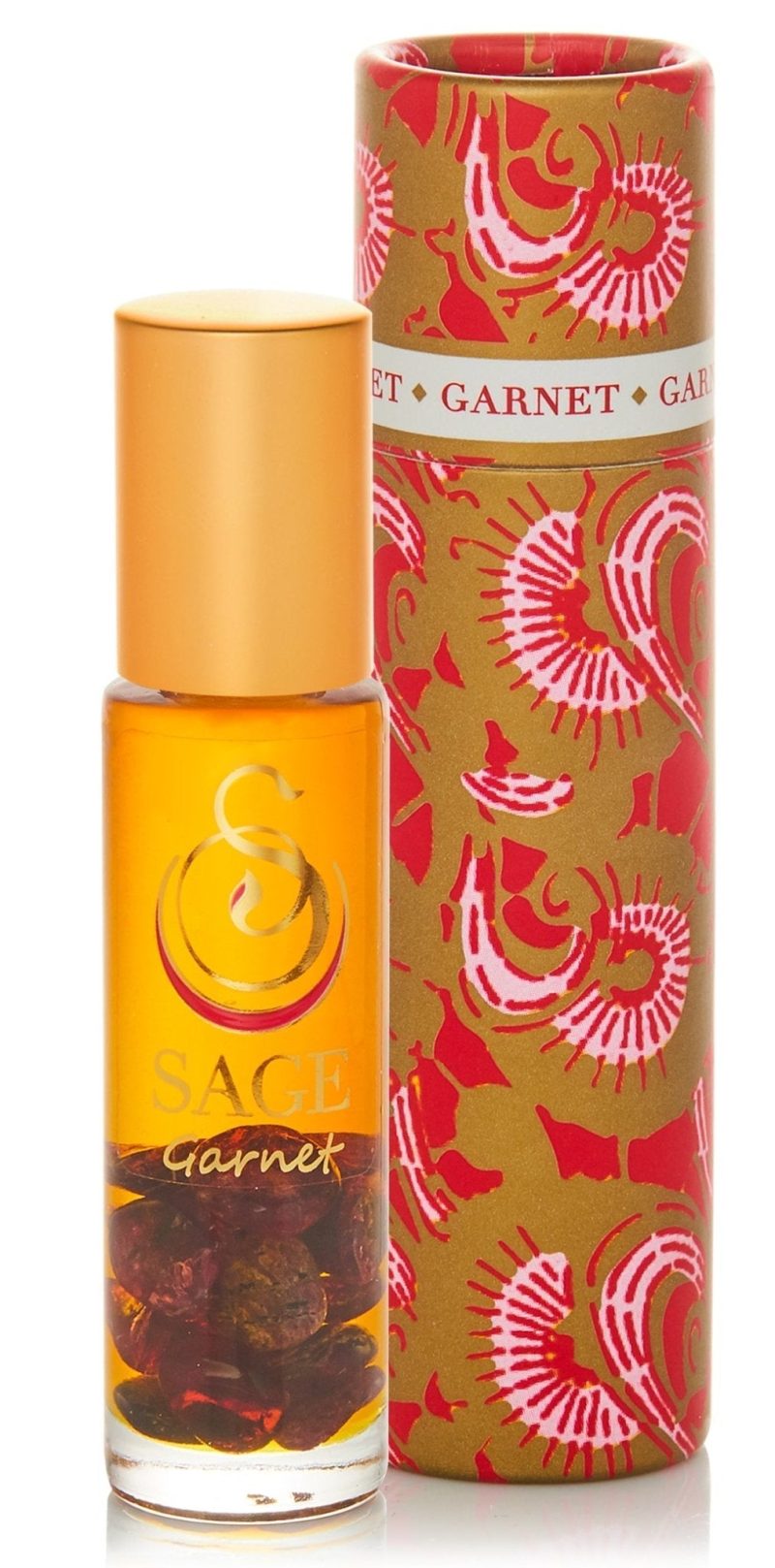 garnet 14 oz gemstone perfume oil roll on by sage 924114