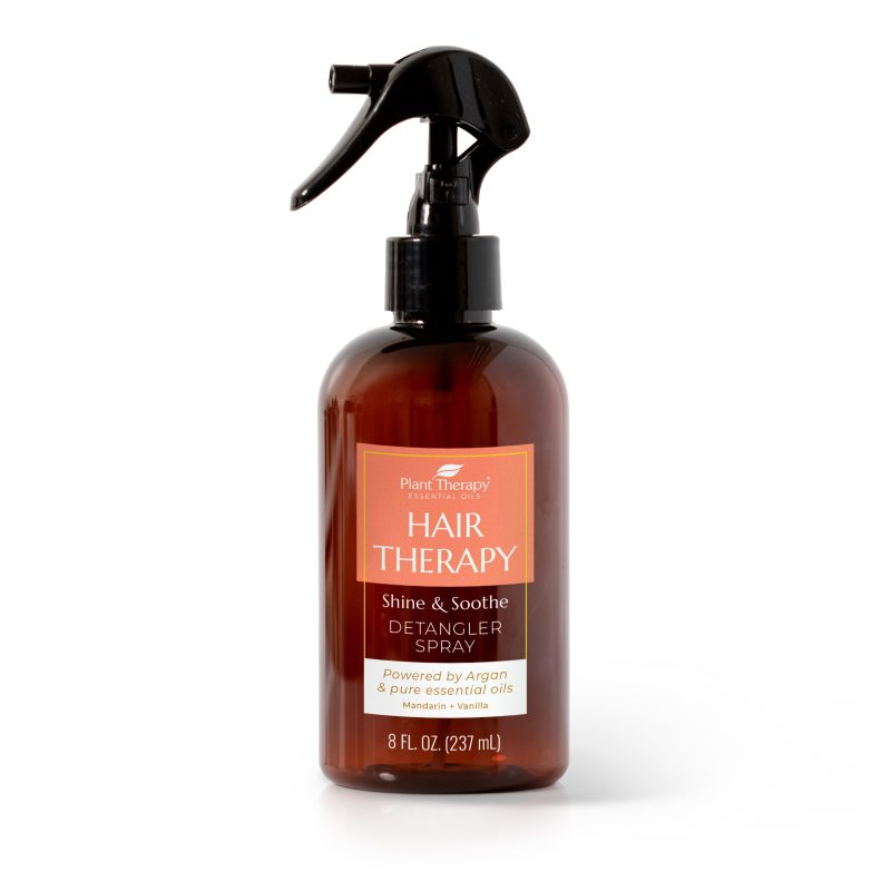 hair therapy shine and soothe detangler spray 8oz 01