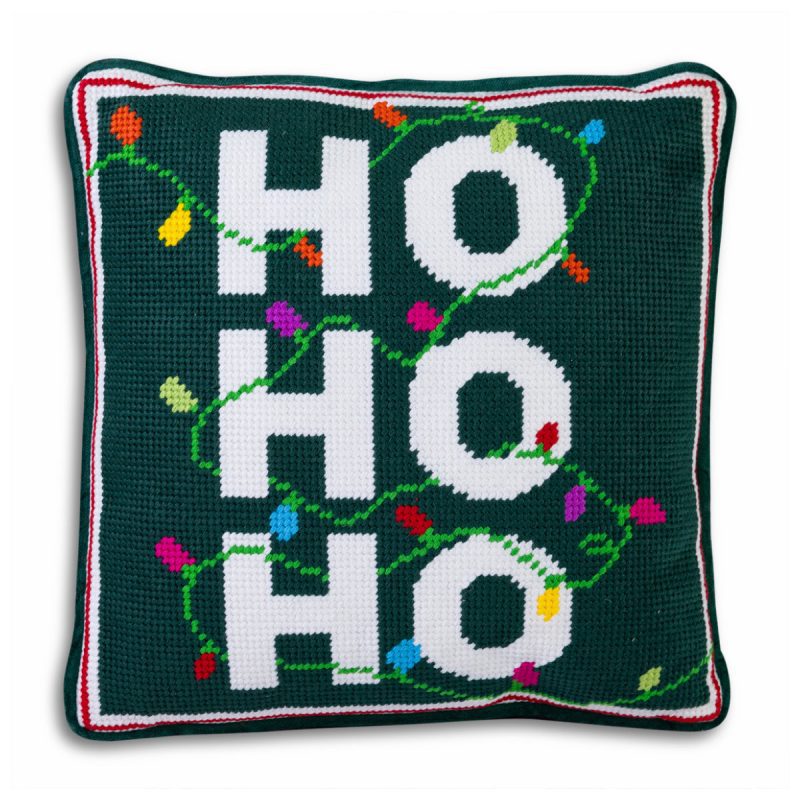 ho ho ho pillow front