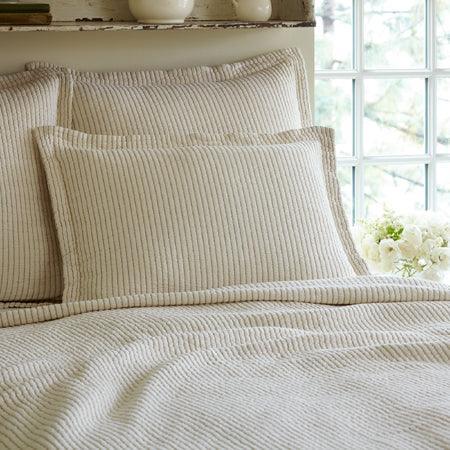 Taylor Linens Hudson Stripe Charcoal Sham