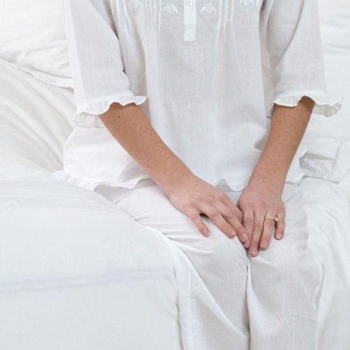 Jacaranda Living Caroline White Cotton Pajamas