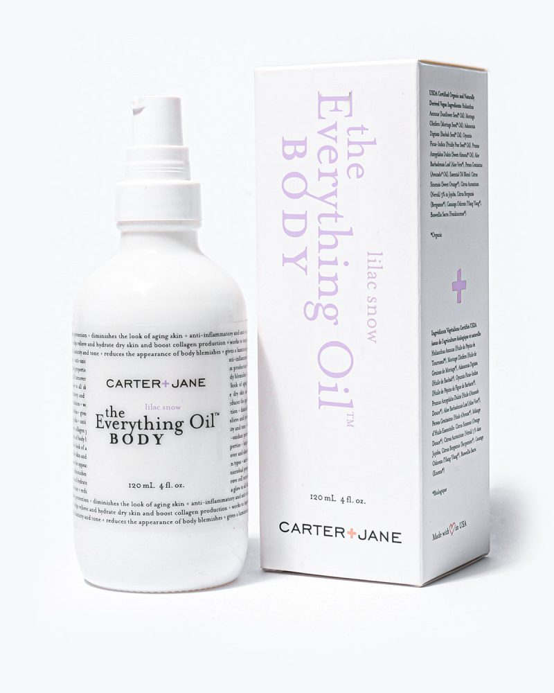 lilac snow body oil carter and jane