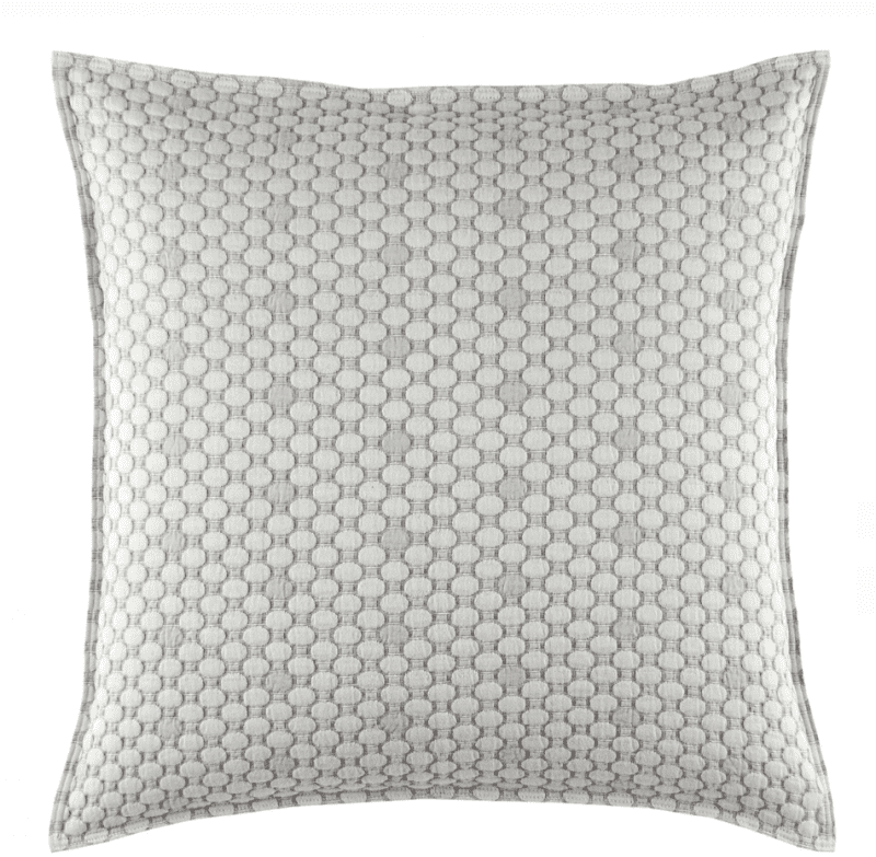 Annie Selke Luxe Lodi Silver Matelasse Sham