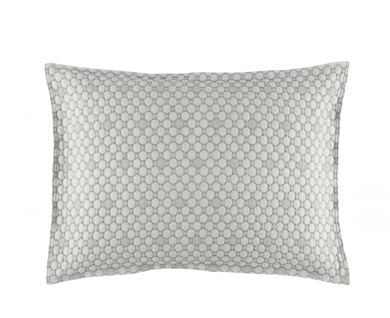 Annie Selke Luxe Lodi Silver Matelasse Sham