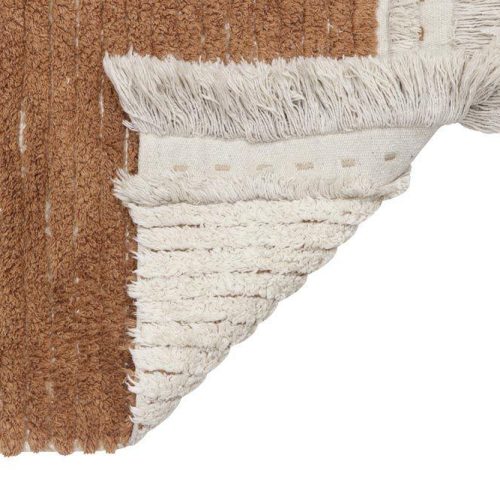 lorena canals reversible washable rug duetto toffee l 6