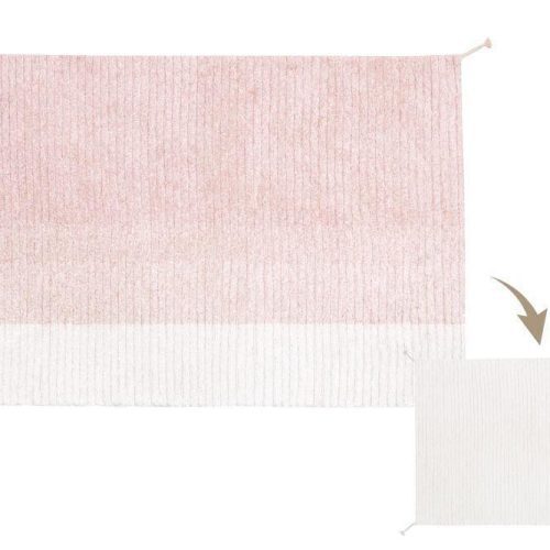 lorena canals reversible washable rug gelato pink s 3