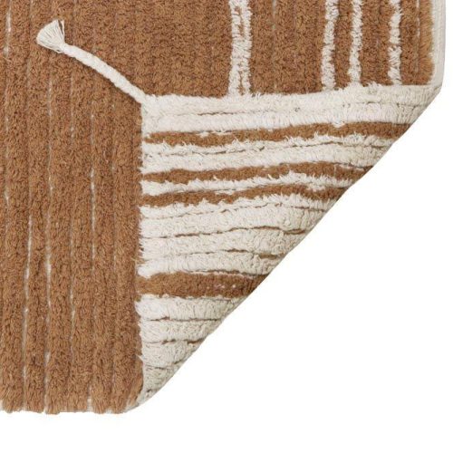 lorena canals reversible washable rug twin toffee s 4