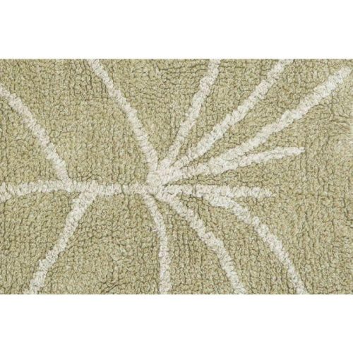 lorena canals washable rug mini monstera olive 3