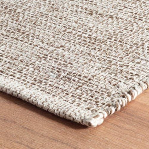 Dash & Albert Marled Brown Woven Cotton Rug