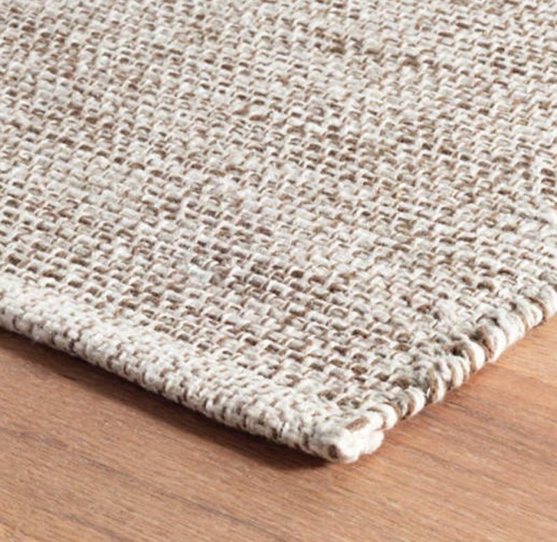 Dash & Albert Marled Brown Woven Cotton Rug