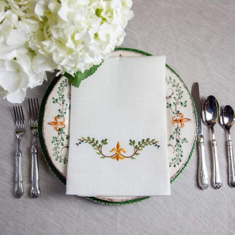 medici tri fold napkin set of 4 1